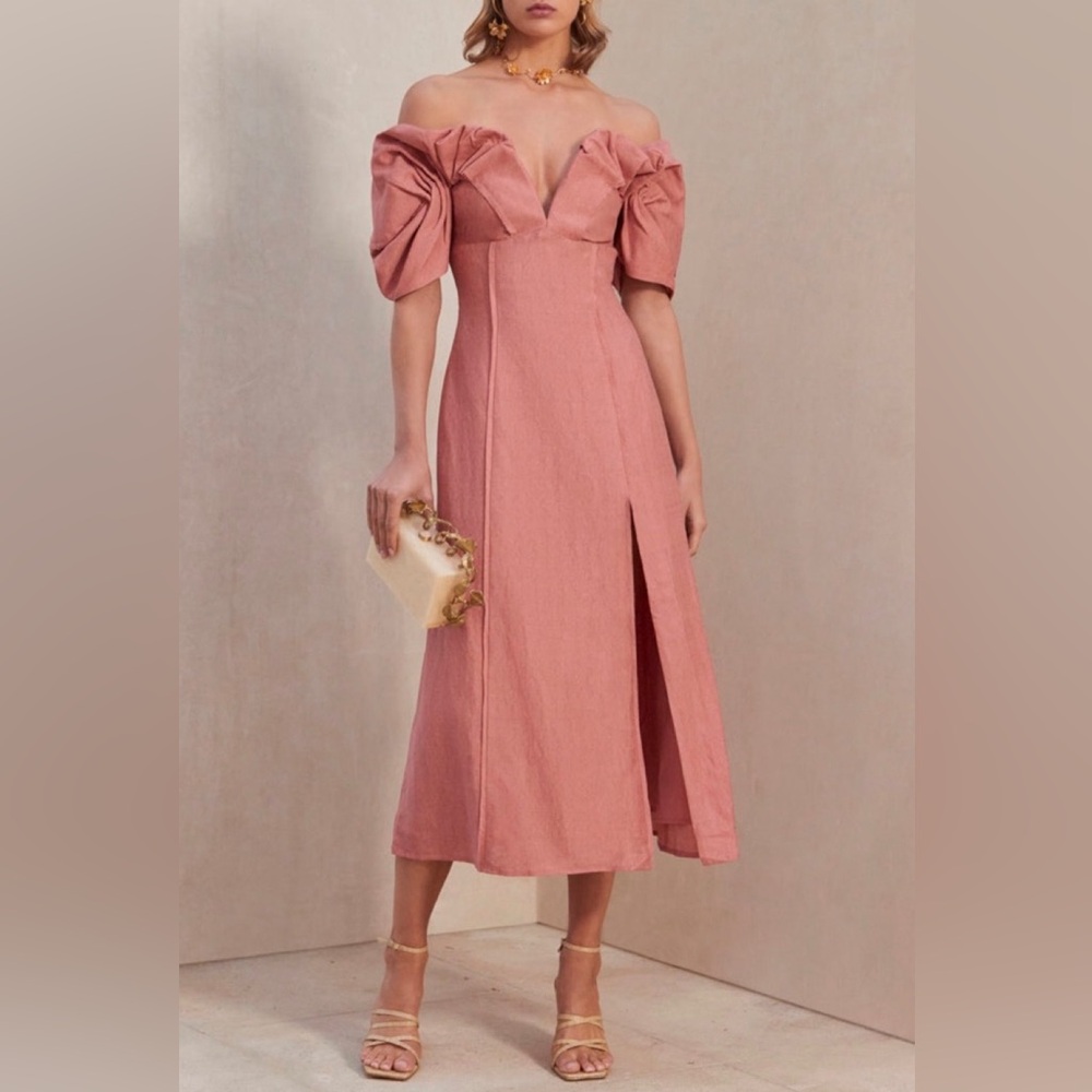 Cult Gaia Muna Midi Dress in Jaipur